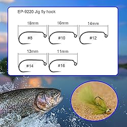 Eupheng 100pcs Plus Best Barbless Competition Fly