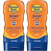 Banana Boat Sport Ultra SPF 100 Sunscreen Lotion, 4oz | Banana Boat Sunscreen Lotion SPF 100, 4oz each Twin Pack