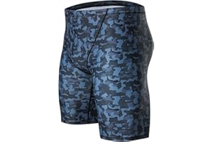 KGKE Mens-Swim-Jammers Athletic-Swimwear Quick-Dry-Shorts Durable-Team-Swimsuits - Drawstring Competition Swimming UPF50+