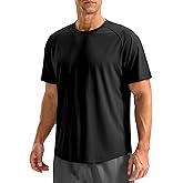 Soothfeel Mens Workout Shirts Quick Dry Athletic Running T-Shirts Short Sleeve Cooling Moisture Wicking Gym Active Tee Tops