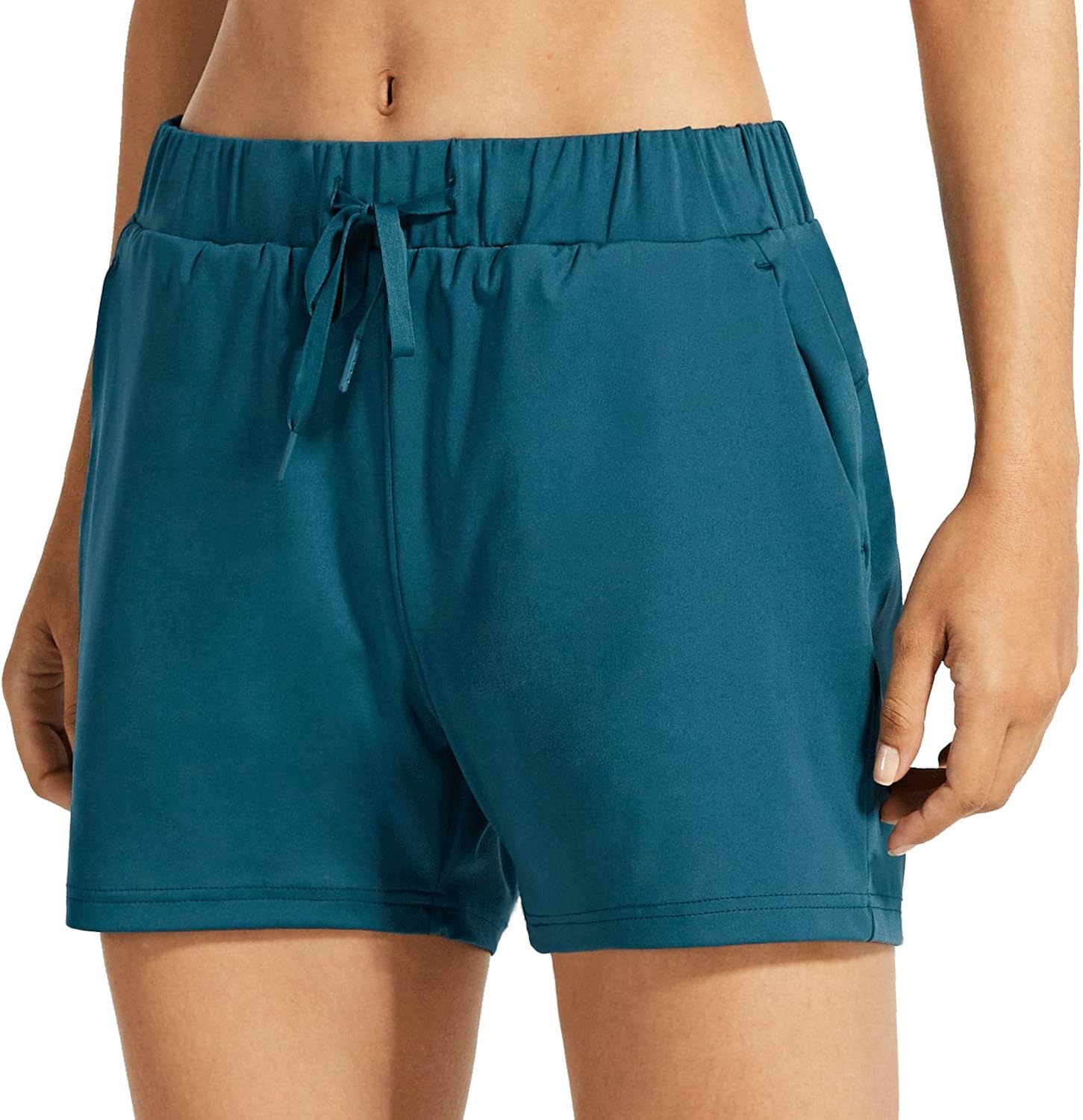 Libin Women's 3 Inch Yoga Lounge Shorts Lightweight Active Running