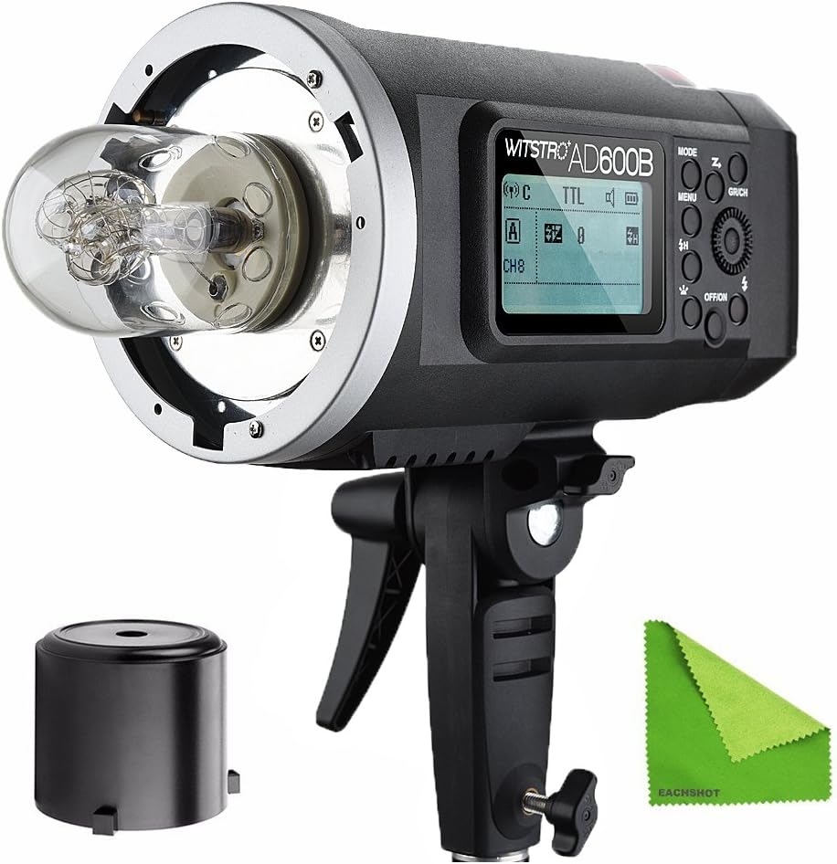 EACHSHOT Godox Witstro AD600B 600W TTL Portable Wireless Strobe Flash Bowens Mount
