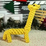 MEKEET Giraffe Dog Chew Rope Toy for Small Medium Dogs Teething Ball view 5