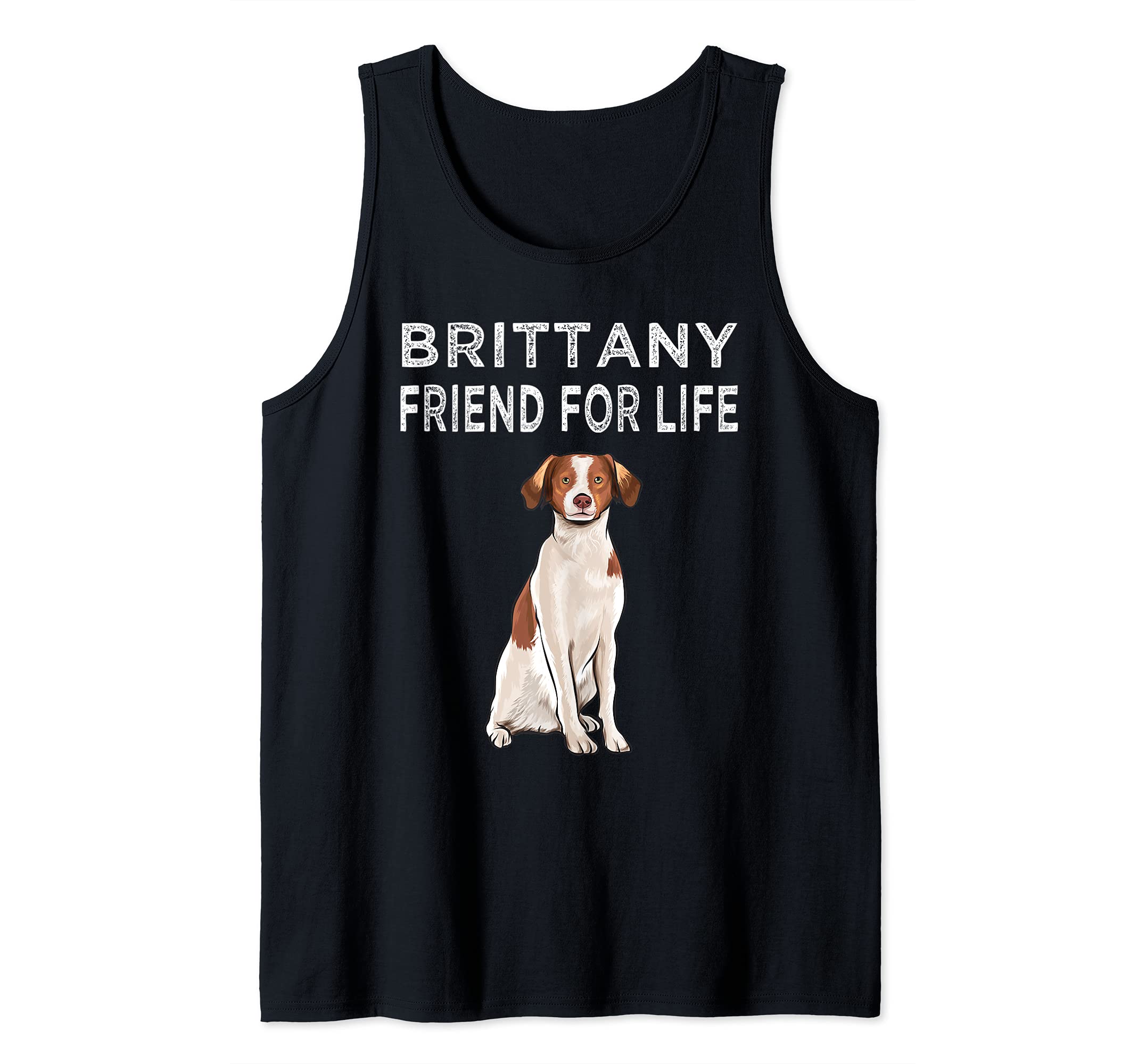 Brittany Friend For Life Dog Lover Friendship Tank Top
