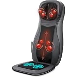 Naipo Back Massager Shiatsu Massage Seat Cushion for Full Back and Neck with Heat Function