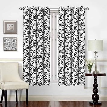Amazon.com: W 55" x L 102",Blackout Curtains for 2 Panels in Interior