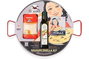 El Avion Spanish Paella Kit from Valencia (6 Servings) All Natural Ingridients