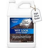 Wet Look Stone &amp; Concrete Sealer, High Gloss for Pavers &amp; Patios, 1 Gallon | Durable Long-Lasting Gloss Protection, Interior and Exterior, Pavers, Slate, Sandstone, Travertine, Flagstone