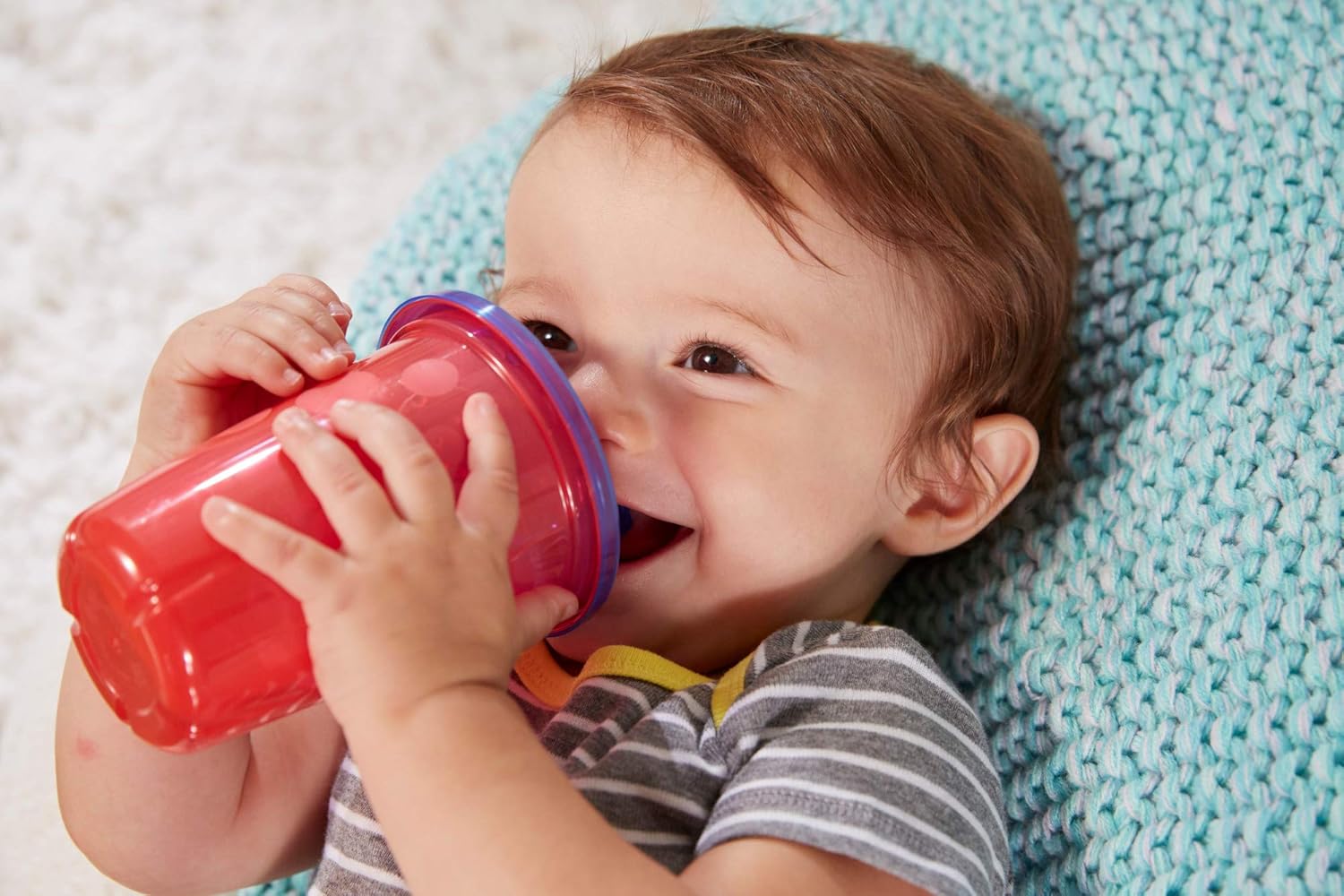 The First Years Take & Toss Spill Proof Sippy Cups Value Pack, Rainbow, 20-Pieces : Baby