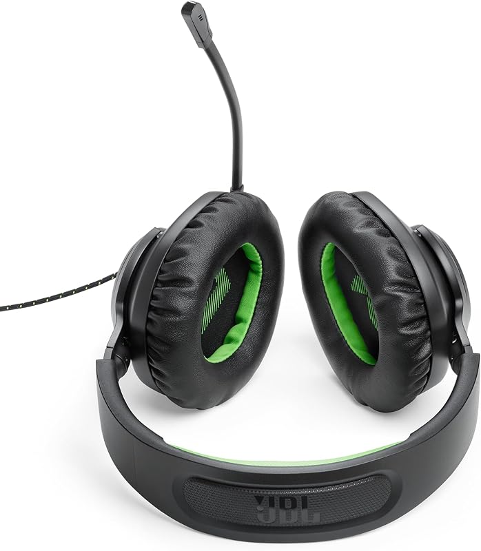 Quantum 100X, Over-Ear-Gaming-Headset, Schwarz-Grün