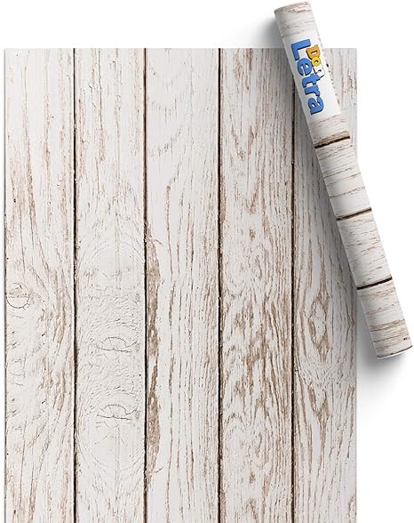 Vinilos para Muebles con Diseño de Madera, Papel Adhesivo para Muebles