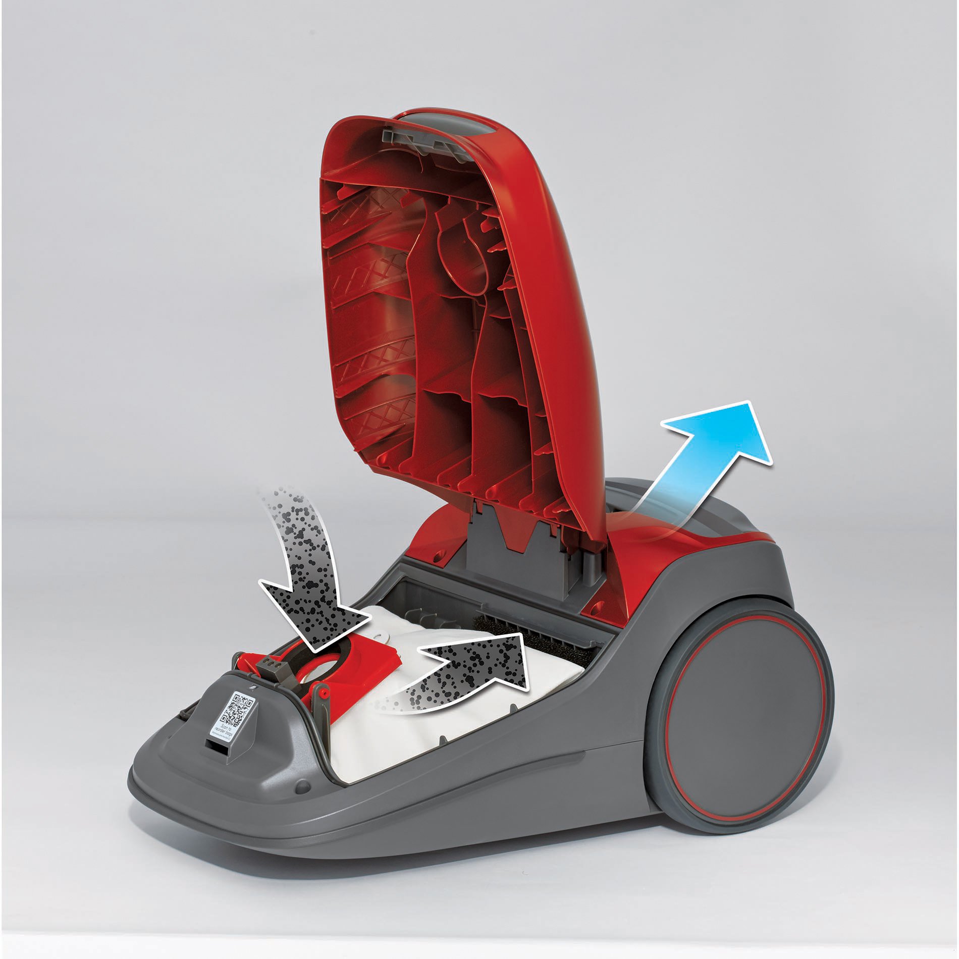 Kenmore 81414 400 Series Bagged Canister Vacuum Cleaner In Red eBay