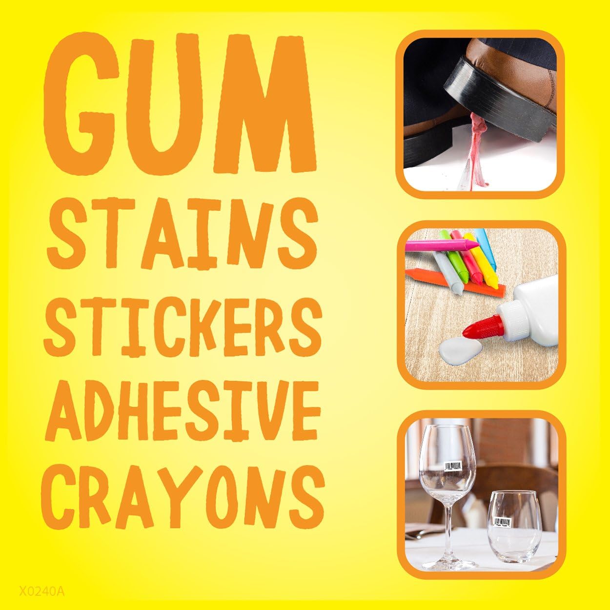 Goo Gone on the Go Pen - Adhesive Remover - Quickly Removing Stubborn Stickers Crayon Tape and More : Science Lab Cleaning Supplies : Office Products