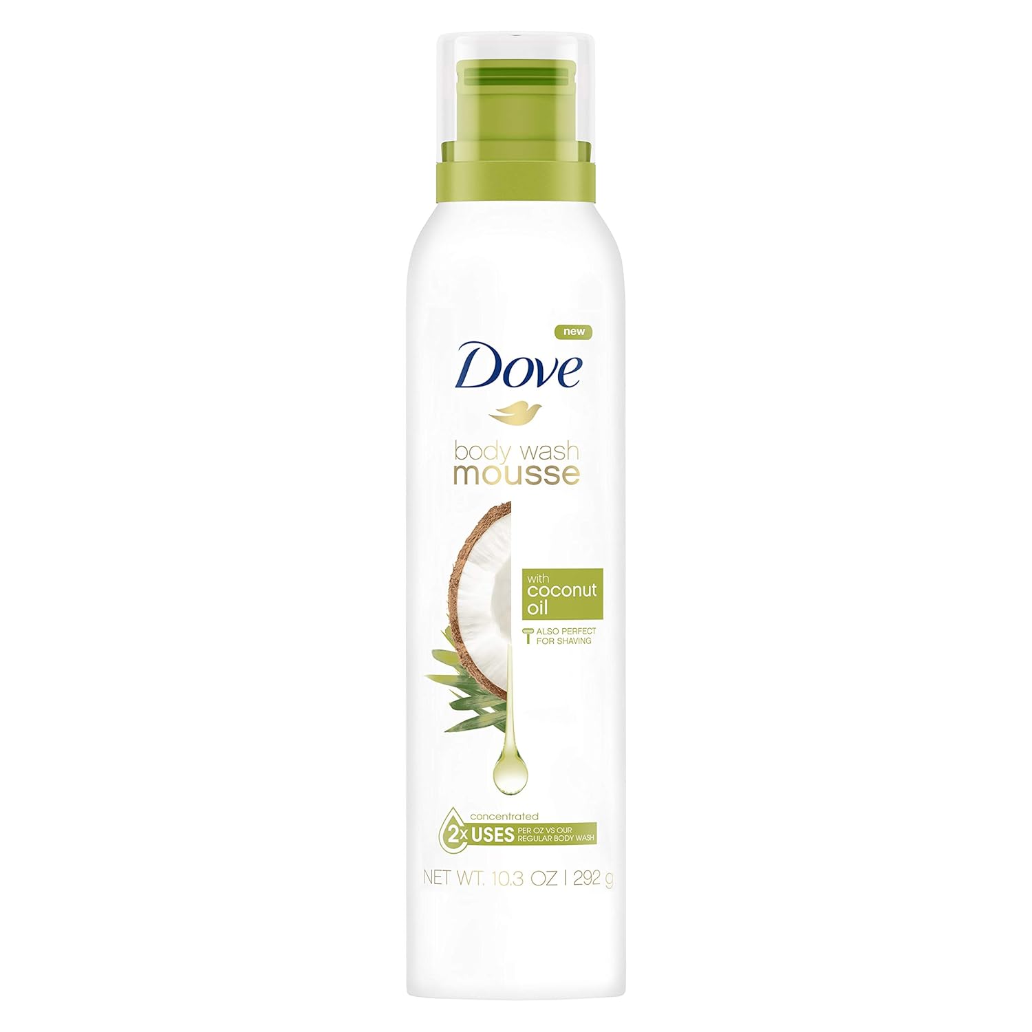 Dove Body Wash Mousse with Coconut Oil 