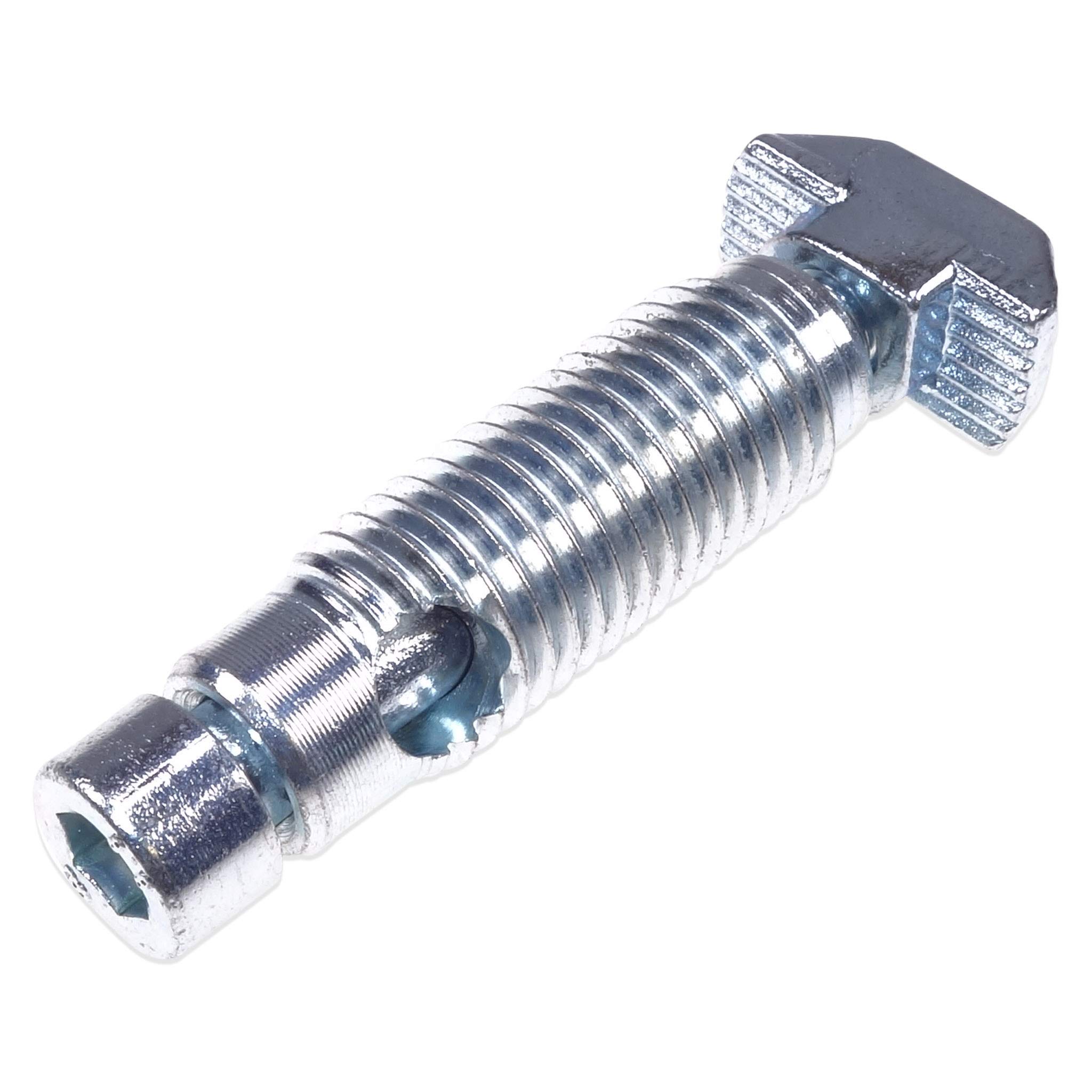 Set of 20 automatic connectors, screw-in connectors, nut 10, type B, steel for heavy profile.