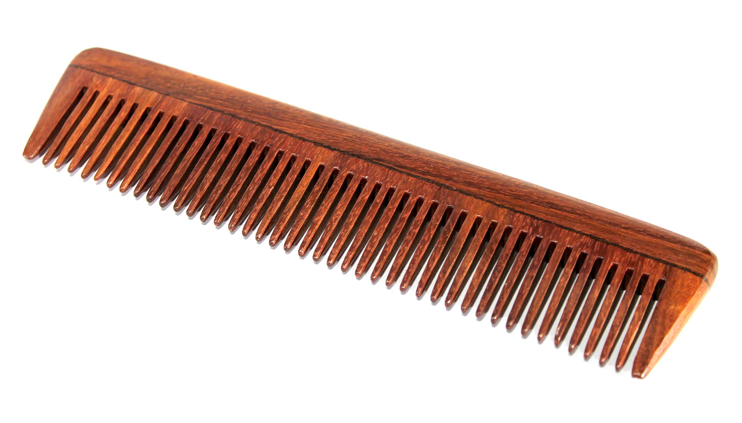 eSplanade Wooden Comb for Men & Women - Sheesham Wood Handmade Anti-Static Hair, Beard Comb - 5" Inches