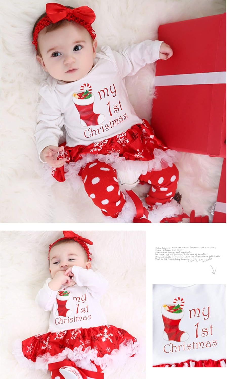 Chaussures Jambieres Baonmy Bebe Fille Deguisement Noel Manches Longues Vetement De Bapteme Nouveau Ne Habit De Fete 4 Pcs Ensemble Tutu Barboteuse Robe Bandeaux Vetements Bebe Fille 0 24m Zwembaddebeemd Nl