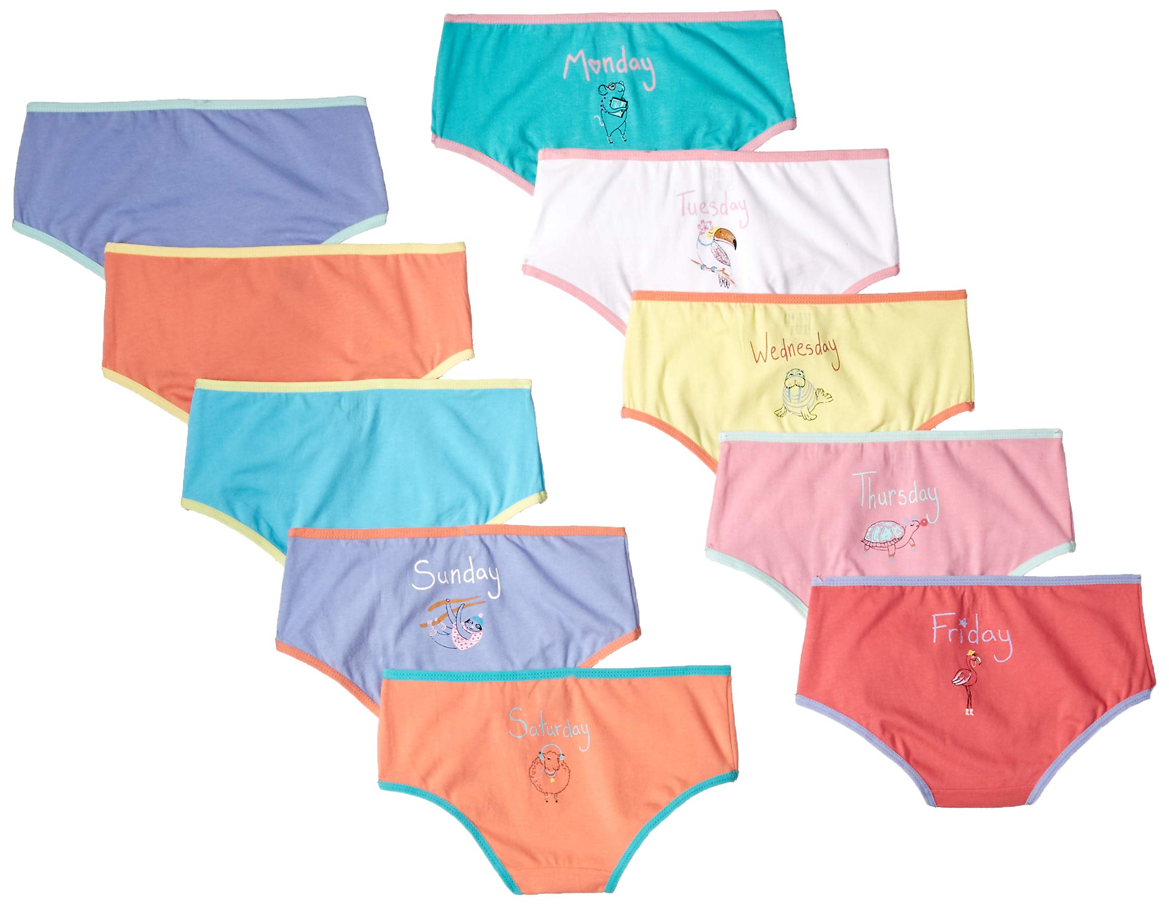 Buy Amazon Brand Spotted Zebra Girls' Bikini Underwear Online at