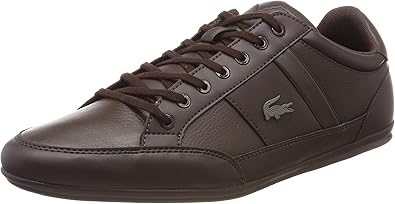 Brown lacoste trainers Clearance