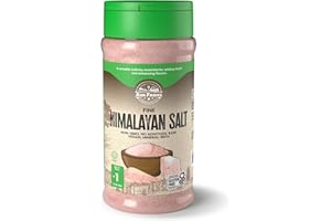 Ava Farms Himalayan Pink Salt - Fine – 16 oz. Bottle – Gluten-Free, Non-GMO, Vegan, Raw, Kosher, Mineral Rich