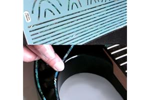 INLAYSTICKERS Binding Sticker/Decal For Body, Neck, Headstock (Abalone) 2mm