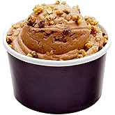 Coppetta 3 Ounce Paper Cups, 200 Durable To Go Cups - Lids Sold Separately, Disposable, Black Paper Dessert Cups, Freezable, For Cafes And Restaurants - Restaurantware