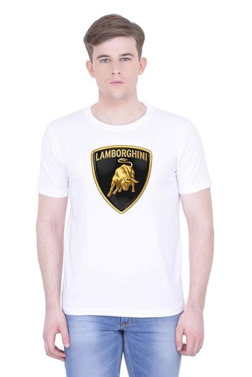 Automobili Lamborghini Yellow Regular Fit Polo T Shirt Buy