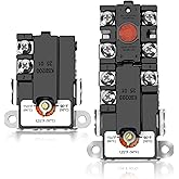 EWH-00 Water Heater Thermostat, Electric Water Heater Thermostat For Double Element Heater, Include Upper And Lower Element Thermosatat, Water Heater Replacement Parts Fit For Most Water Heaters