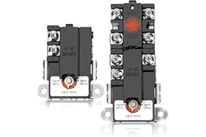 NISHCON EWH-00 Water Heater Thermostat, Electric Water Heater Thermostat For Double Element Heater, Include Upper And Lower Element Thermosatat, Water Heater Replacement Parts Fit For Most Water Heaters