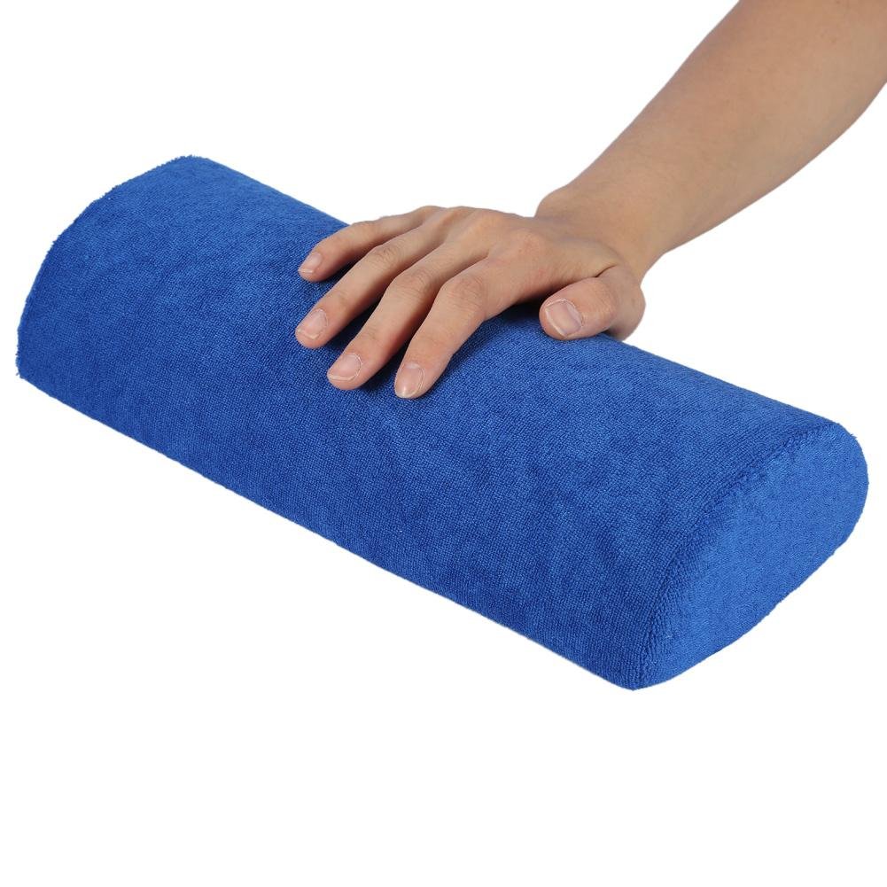 Hand Cushion,Nail Art Soft Sponge Pillow - Nail Art Table Mat Holder Pad, Salon Hand Rest Cushion,Detachable Washable Arm Rest Holder,Manicure Makeup Cosmetic Tools(Royal Blue)