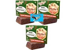 PITCHING PIGEON Christmas Story Ohh FFFUDGE 24oz Creamy Chocolate Fudge – Handmade Small-Batch Holiday Fudge, Perfect Christmas Stocking Stuffer Gift
