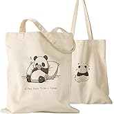 Miss Adola Aesthetic Canvas Tote Bag for Women - Sturdy Cloth Cotton Totes Bag with Pattern Shoulder Bag