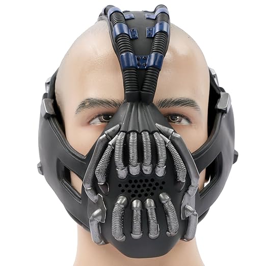 Xcoser Halloween Maske Bane Cosplay Herren Erwachsene Gesicht Masken Kostüm Stütze für Fancy Dress Karneval Party