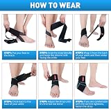AVIDDA WASPO Ankle Support Brace Adjustable Strap Blue One Size view 6