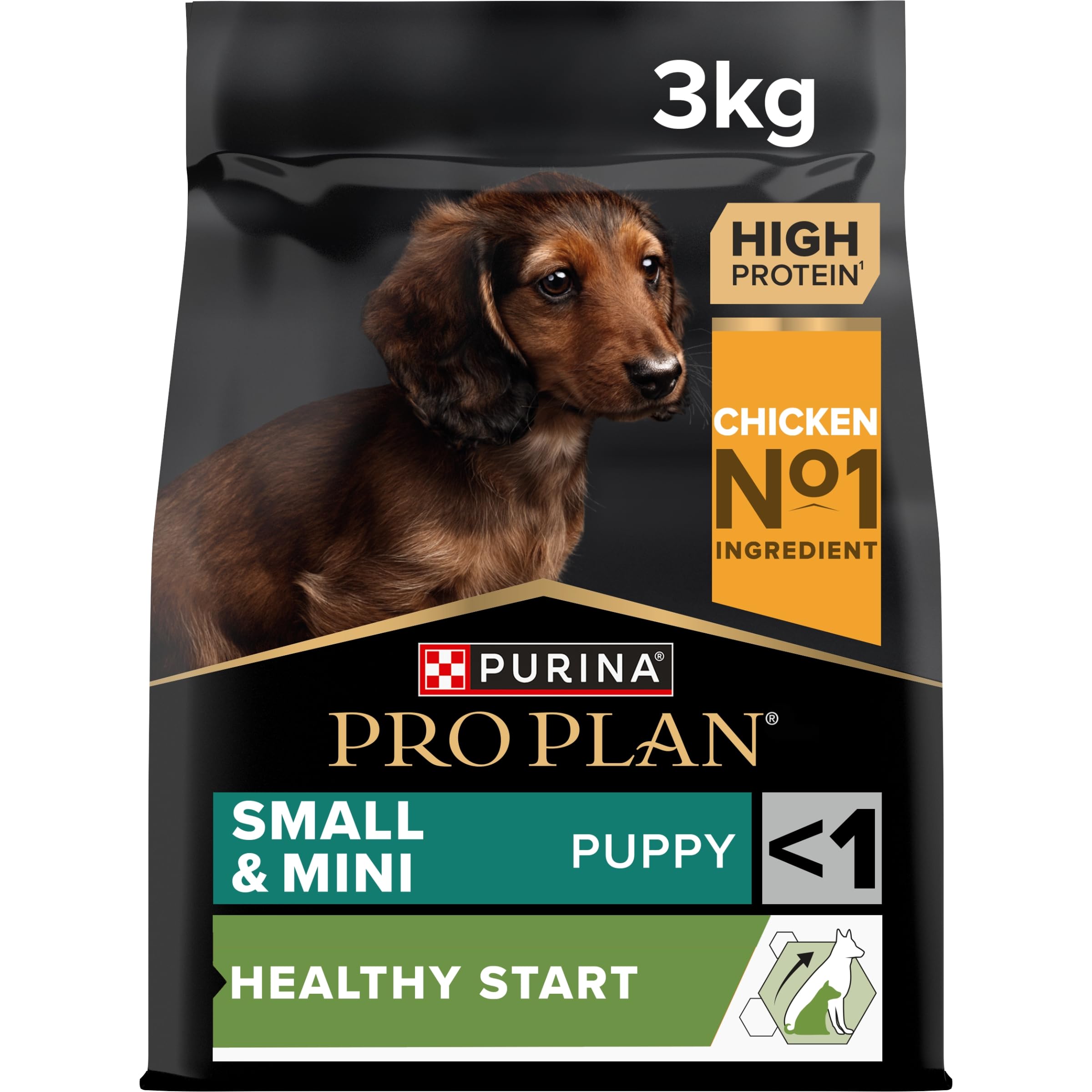 PRO PLAN Small & Mini Puppy Healthy Start Chicken Dry Dog Food 3kg