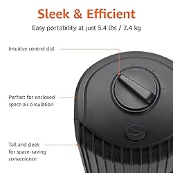 Amazon Basics 28" 60-Degree Oscillating Tower Fan