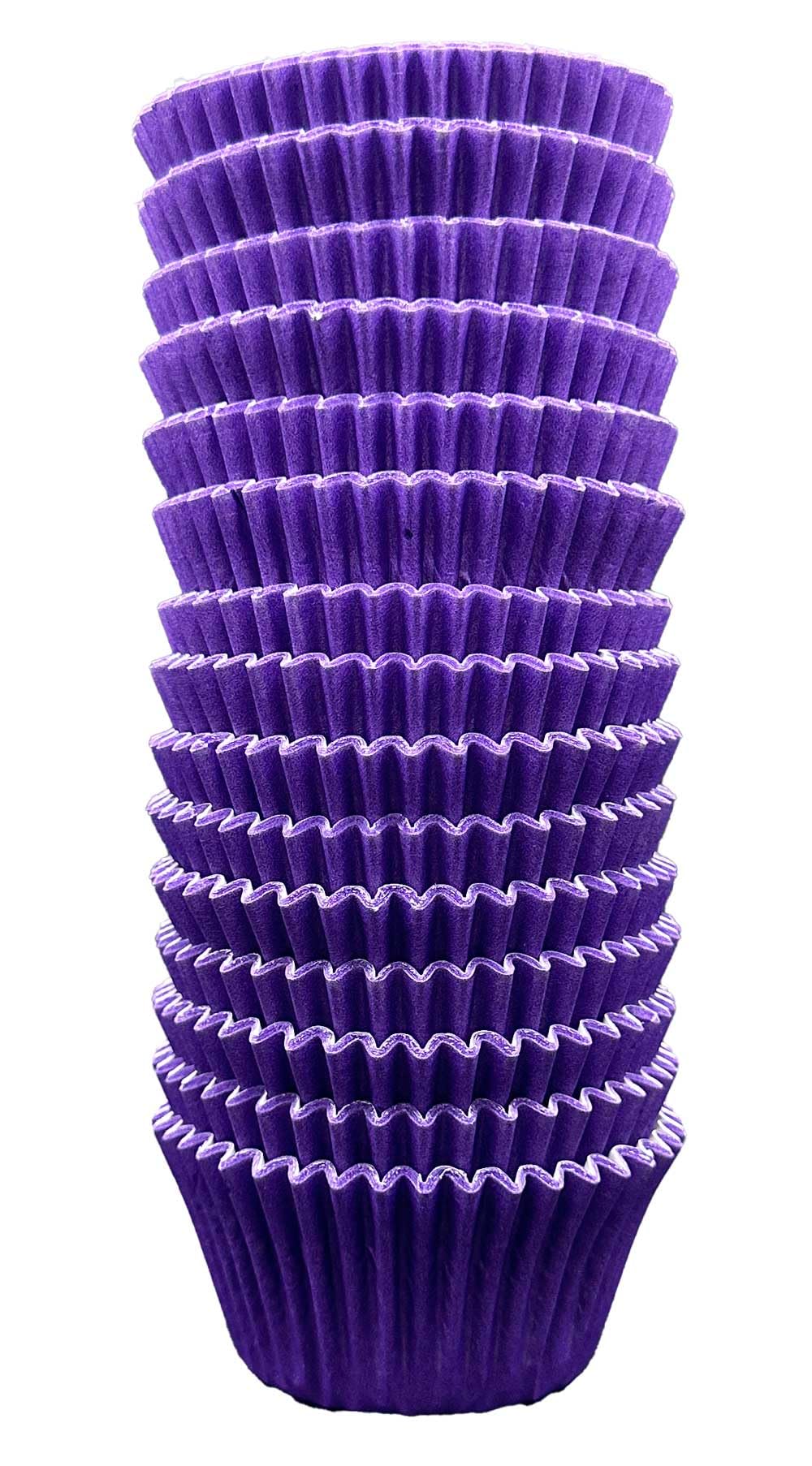 Scrumptious! 180PC Cupcake Cases - Purple - 65GSM 51mm x 38mm Greaseproof Paper Baking Cases - Great for Halloween Birthday and Anniversary Party Muffins Cakes and Bakes