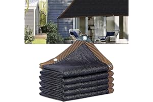 80% Shade Cloth,13 x 20 ft Tear Resistant Sun Shade Net with Reinforced Grommet,Durable UV Blocking Mesh Tarp for Garden, Pat