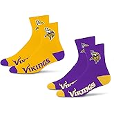 For Bare Feet NFL unisex-adult Nfl Quarter Sock