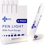 JFA Medical Disposable Pen Torch Light with Pupil Gauge Pack of 6 view 2