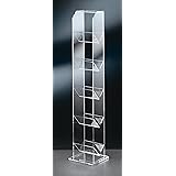SORA Acrylic DVD Rack transparent back-panel: Amazon.co.uk: Kitchen & Home