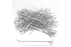 ZIQI 100Pack 8 Inch Pegboard Hooks, Pegboard Hook Organizer for Organizing Various Tools, Pegboard Metal Shelving Hooks Peg Board Asseccories