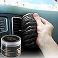 Cleaning Gel for Car Cleaner Cleaning Kit Automotive Air Vent Dust Cleaning Slime for Auto Cleaning Putty Universal Dust Car Accessories Car Interior Cleaner Keyboard Cleaning Laptop Black
