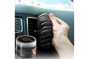 NAMGALSIRAS Cleaning Gel for Car Cleaner Cleaning Kit Automotive Air Vent Dust Cleaning Slime for Auto Cleaning Putty Universal Dust Car Accessories Car Interior Cleaner Keyboard Cleaning Laptop Black