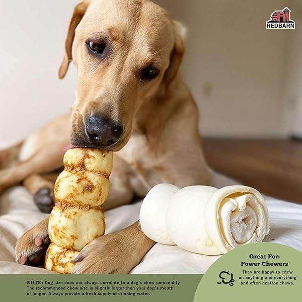 REDBARN PET PRODUCTS ALL-NATURAL SMALL/MEDIUM BEEF CHEEK ROLLS FOR DOGS, CHICKEN & CARROT GLAZED – SINGLE INGREDIENT GRAIN-FREE CHEW TREAT NATURALLY RICH IN COLLAGEN – 5 PACK – PACKAGING MAY VARY