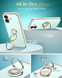 XYZ for iPhone 16 Plus Case with Stand, Phone Case