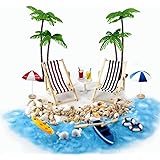 Gallop Chic Beach Zen Garden Decor, Mini Desktop Sandbox Accessories, 16 Pcs Miniature Ornament Kits for DIY Garden and Plant