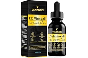 OLIVITA 5% Minoxidil for Men and Women Hair Growth Serum, Biotin Hair Growth Oil Hair Regrowth Treatment for Scalp Hair Loss Hair Thinning, Natural Hair Growth for Thicker Longer Fuller Healthier Hair