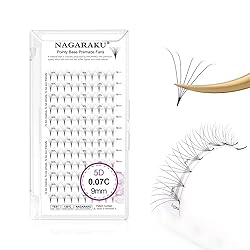 NAGARAKU Premade Fans Eyelash Extensions Premade