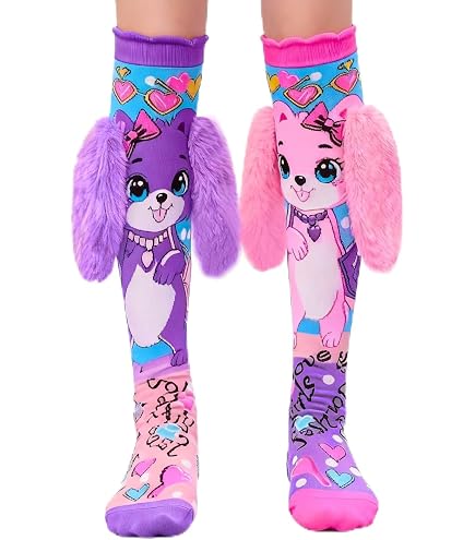 thumbnail image 2 of Cat In The Hat Over The Knee Socks - Turquoise & Red Striped - UK Girls Size 4-5.5 - Cotton Blend 2 of 4